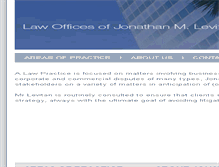 Tablet Screenshot of jonathanmlevitan.com